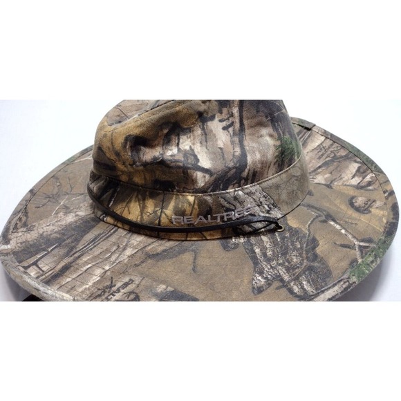 Signatures Men's Camo Realtree Safari Hat Duck Hunting Brim Hat Size S/M - Picture 2 of 6